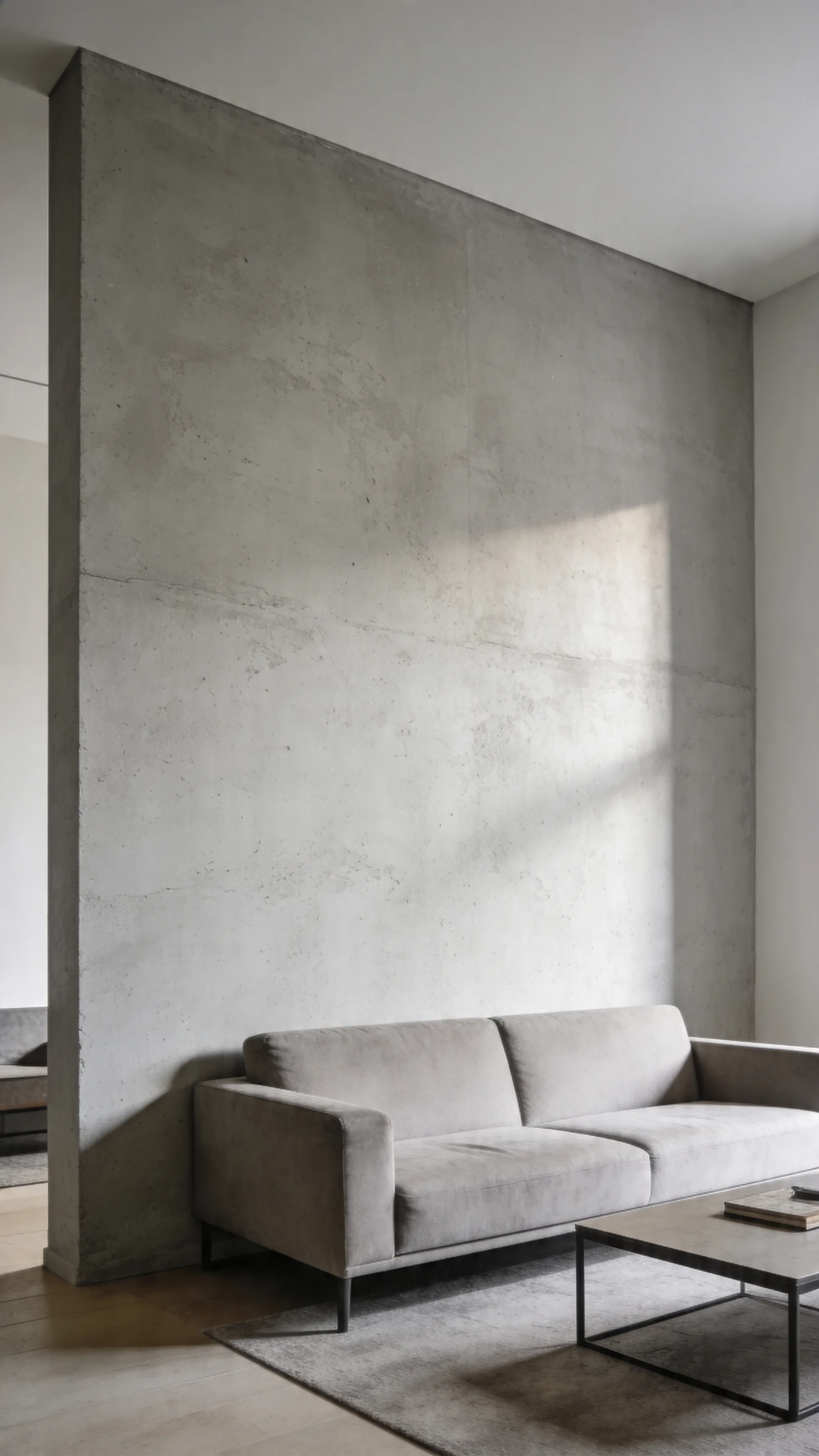 Betonoptik Wandveredelung